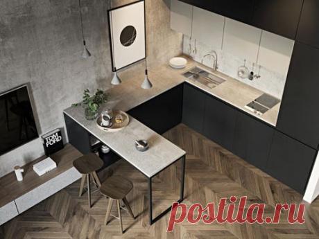 Маленькая кухня: ТОП-50 идей планировки и дизайна