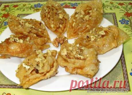 Пахлава крымская (пляжная) на минералке • Татарская кухня