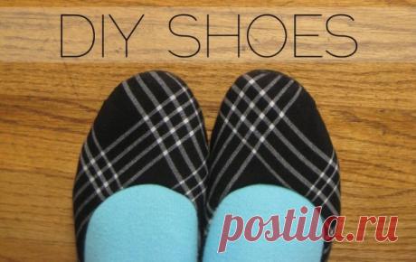 Как сшить домашние тапочки своими руками. Мастер - класс с выкройками | Модная обувь