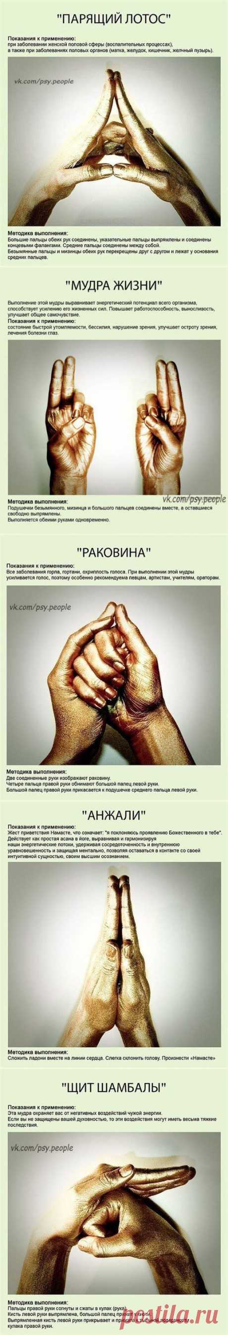 Мудры - йога для пальцев | Я ЗДОРОВ!