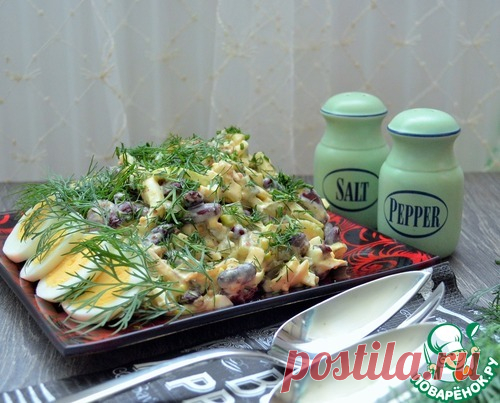 Салат с фасолью и жареными кабачками – кулинарный рецепт
