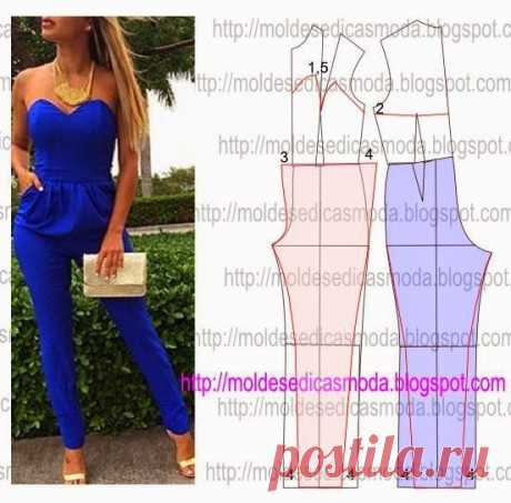 Найдено на сайте moldesedicasmoda.blogspot.com.