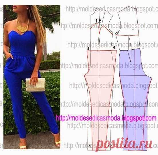 Найдено на сайте moldesedicasmoda.blogspot.com.