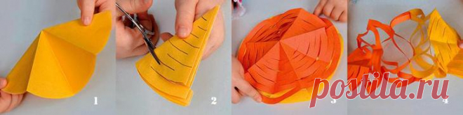 Простые шаблоны для изготовления объемных новогодних гирлянд своим ируками.