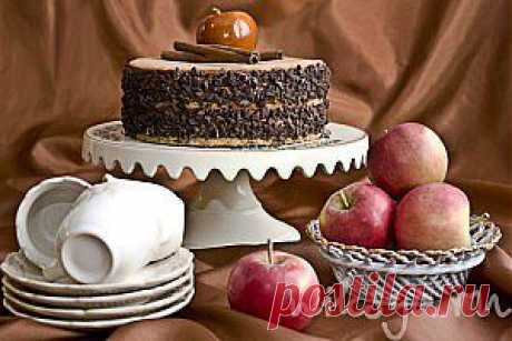 Торт Моцарт. Шоколадный торт с коричными песочными коржами и нежным муссом, от Пьера Эрме.