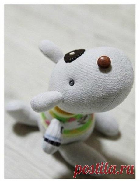 �?грушки из носков. Мастер-классы + видео | Домохозяйка