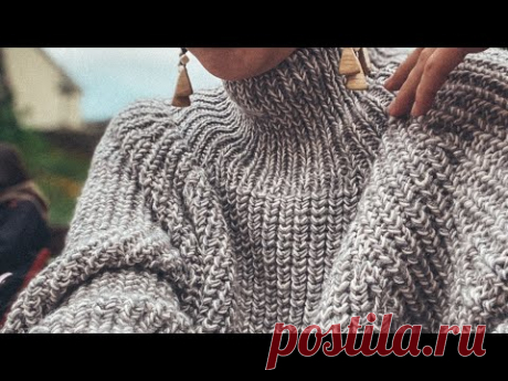 Простой уютный свитер на каждый день