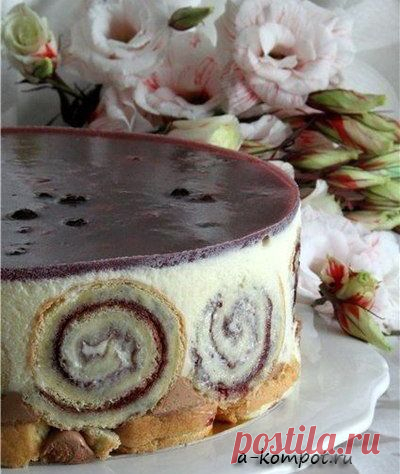Необычный вкусный торт.