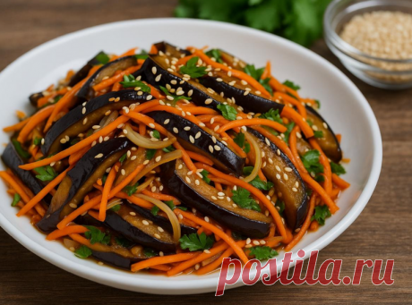 Салат из баклажанов по-корейски