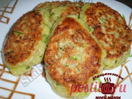 Котлеты из кабачков. Рецепт. Фото