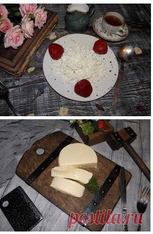 Рассыпчатый, нежный творог на водяной бане и вкуснейший сыр из него