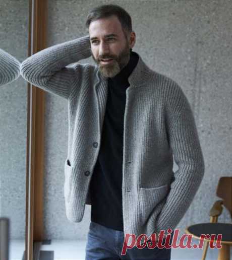 Шикарный мужской кардиган-The Gentleman