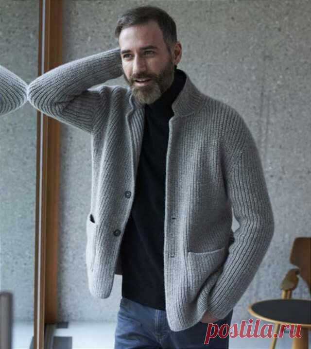 Шикарный мужской кардиган-The Gentleman