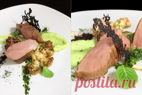 РОЗОВАЯ СВИНИНА С ЦВЕТНОЙ КАПУСТОЙ - Foodclub — кулинарные рецепты с пошаговыми фотографиями