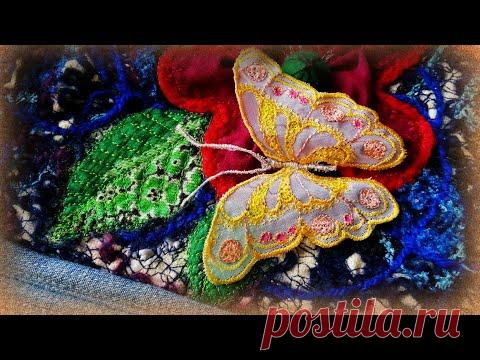 СВОБОДНО-ХОДОВАЯ ВЫШИВКА с нуля,урок3.