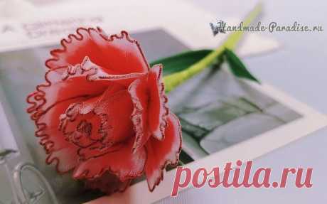 Гвоздика из капрона. Мастер-класс