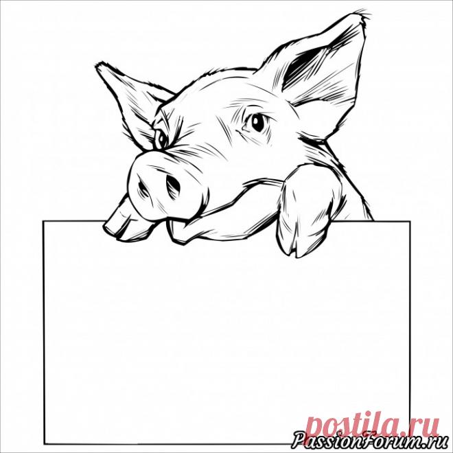 Символ следующего года - запись пользователя tgkh5501 (Татьяна) в сообществе Картинки для творчества в категории Новый год и Рождество