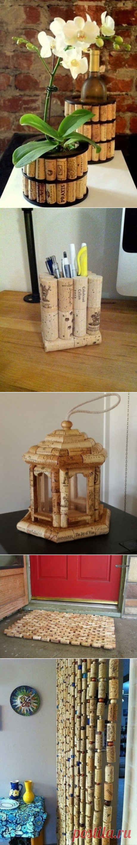 Идеи применения винных пробок