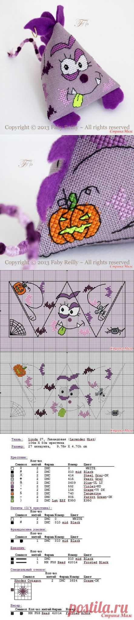 Схема (перенабор) берлинго "Batty BuddyBug" - Бискорню и другие "кривульки" - Страна Мам