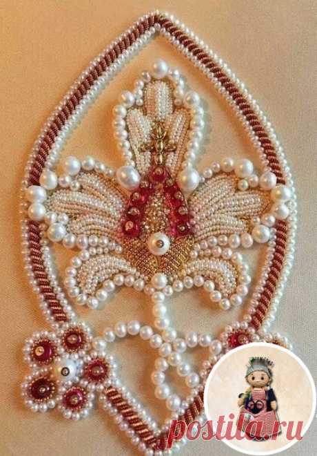 Роскошная вышивка.