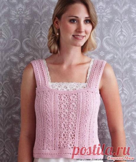 Корсет (интерпретация) - Все в ажуре... (вязание крючком) - Страна Мам