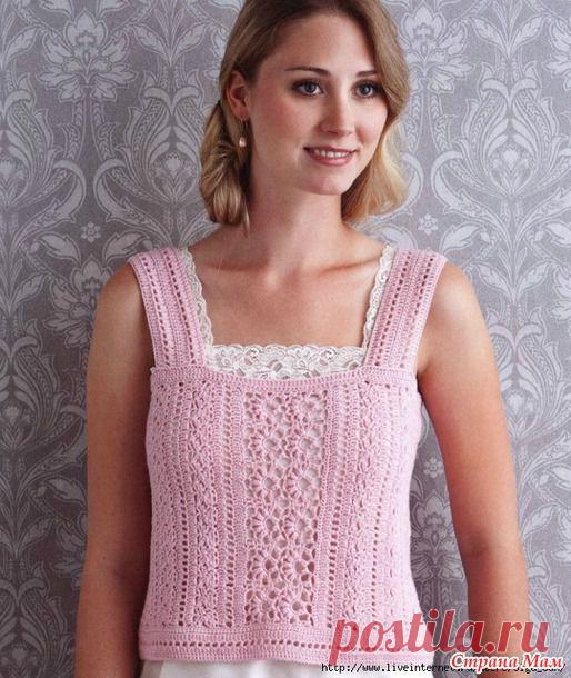 Корсет (интерпретация) - Все в ажуре... (вязание крючком) - Страна Мам
