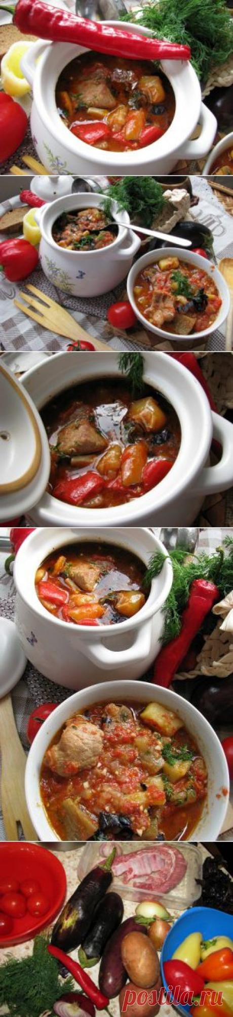 Суп «Кавказский» с ребрышками : Первые блюда