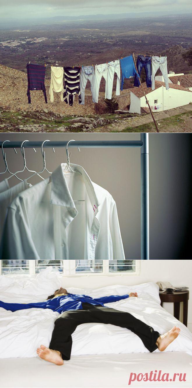 Как погладить без утюга