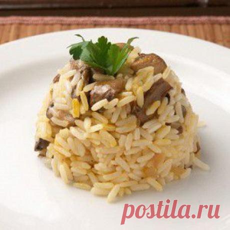 Плов с грибами и кедровыми орешками | Красота Православия