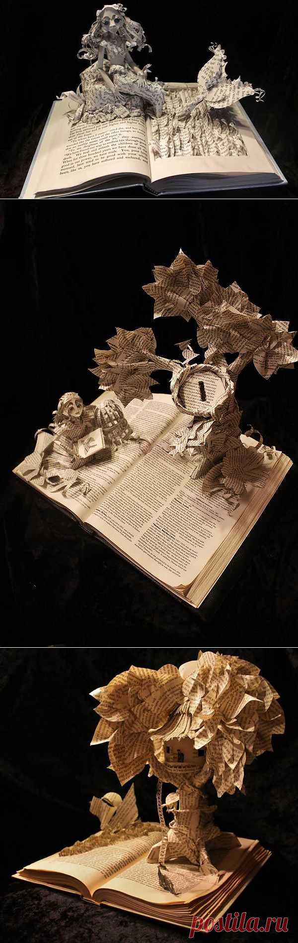 Скульптуры из книг Джоди Харви-Брауна
