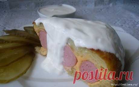 КАРТОФЕЛЬНАЯ ЗАПЕКАНКА С СОСИСКАМИ
