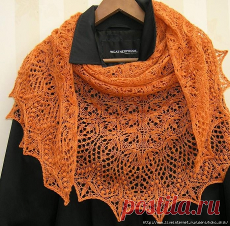 Шаль &quot;Цветочное Эхо&quot; (Echo FIower Shawl)