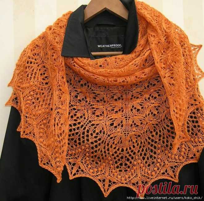 Шаль "Цветочное Эхо" (Echo FIower Shawl)