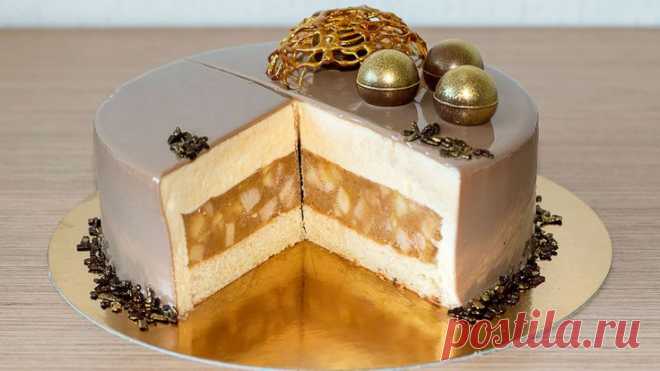 Муссовый торт Яблоки в карамели | Mousse Caramel Apple Cake Recipe    https://www.youtube.com/watch?v=DRNwiyO70Ak