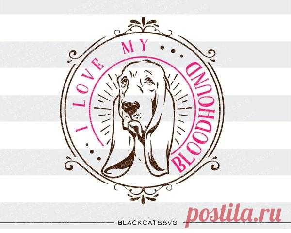 I love my Bloodhound -  SVG file Cutting File Clipart in Svg, Eps, Dxf, Png for Cricut & Silhouette I love my Bloodhound - SVG file This is not a vinyl, the file contains only digital files, and no material items will be shipped.   The item includes a version for black / dark color This is a digital download of a word art vinyl decal cutting file, which can be imported to a number of paper crafting programs like Cric