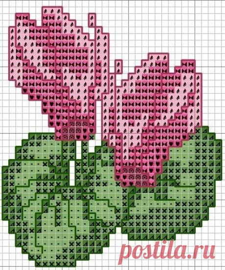 Вышивка цветов: схемы — Сделай сам, идеи для творчества - DIY Ideas