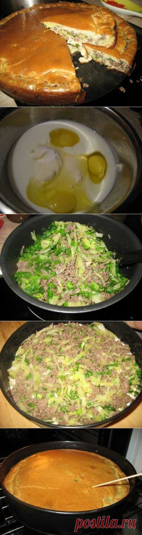 Супер нежный пирог с капустой и мясом - Простые рецепты Овкусе.ру