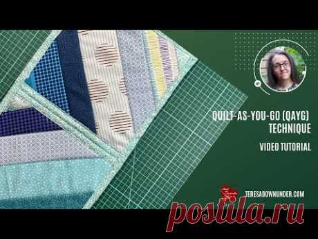 Видеоурок по Quilt-as-you-go (QAYG)