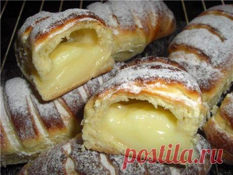 Булочки «Крем-де-Паризьен» / Еда и напитки / Вкусные рецепты / Pinme.ru / Светлана Рязанова