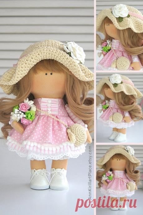 Decor Art Doll Handmade Interior Design Rag Doll Baby Room | Etsy