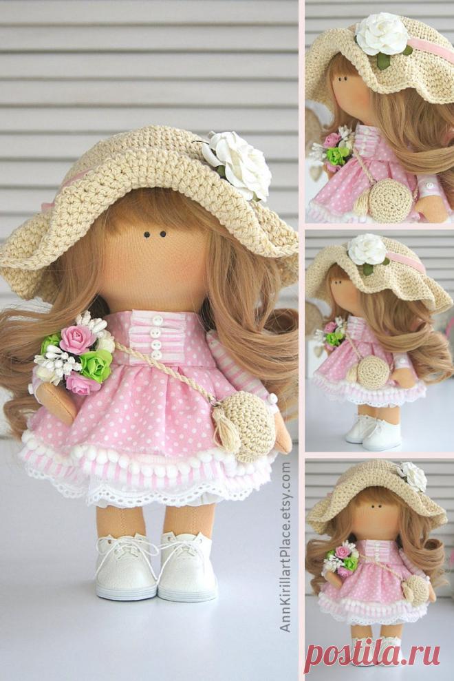 Decor Art Doll Handmade Interior Design Rag Doll Baby Room | Etsy