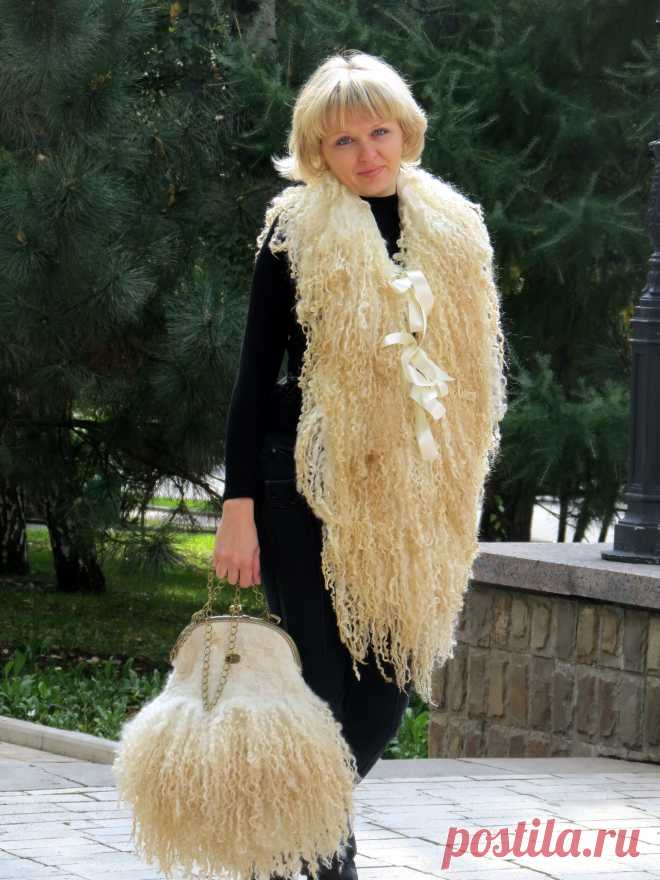 Купить Комплект валяный "Кудряшка Сью" мастера Сидык Арина - Magic Wool