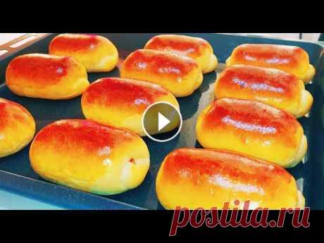 МНОГИЕ ПРОСИЛИ ЭТОТ РЕЦЕПТ! Домашние БУЛОЧКИ как Пух! С Шоколадной Начинкой. Ингредиенты: Тесто: Молоко - 200 мл Соль щепотка Сахар - 50 гр Яйца - 1 шт Сливочное масло - 50 гр Мука - 380 гр Дрожжи сухие - 4 гр *****************...