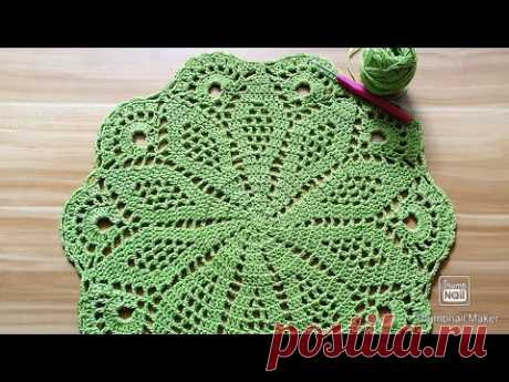 crochet table centerpiece tutorial / thalposh crochet / crochet doily