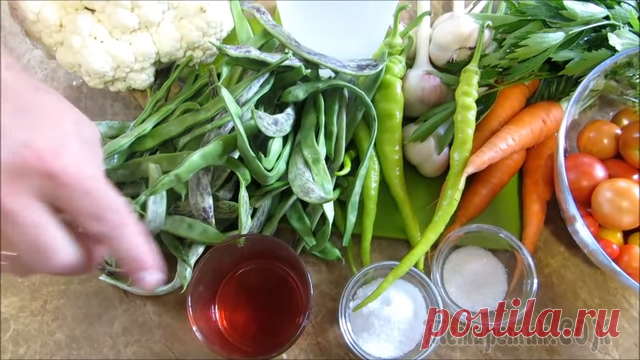 Соленья по-турецки. Вкусные овощи туршу #Летовбанке