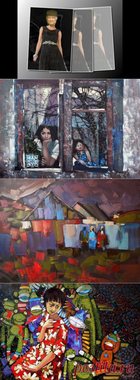 Насыщенные картины Анастасии Крайневой. &quot;Счастье — это дорога...&quot;