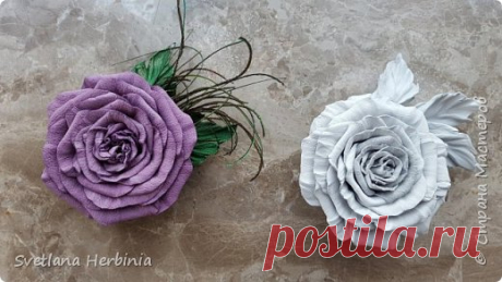 Розы из кожи и как я делаю листочки. | Страна Мастеров