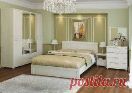 Модульная спальня Ирис, дуб Бодега (композиция 1) — Московский Дом Мебели