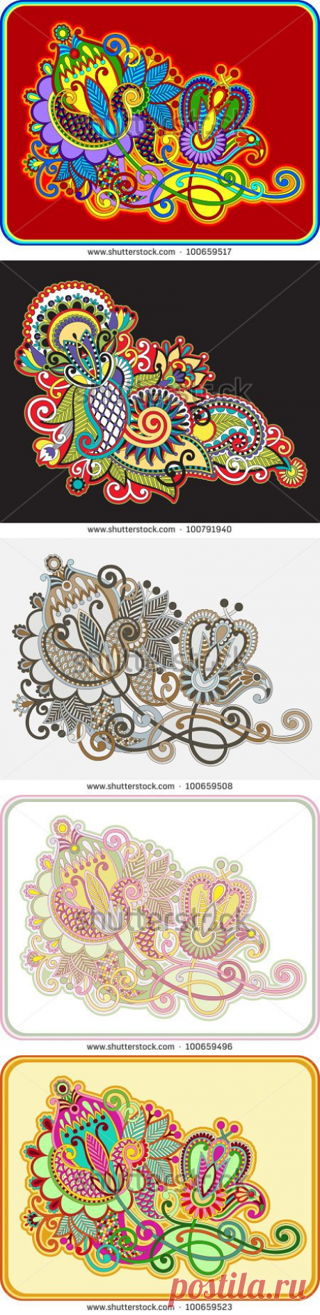 Набор «single flower» пользователя karakotsya на Shutterstock