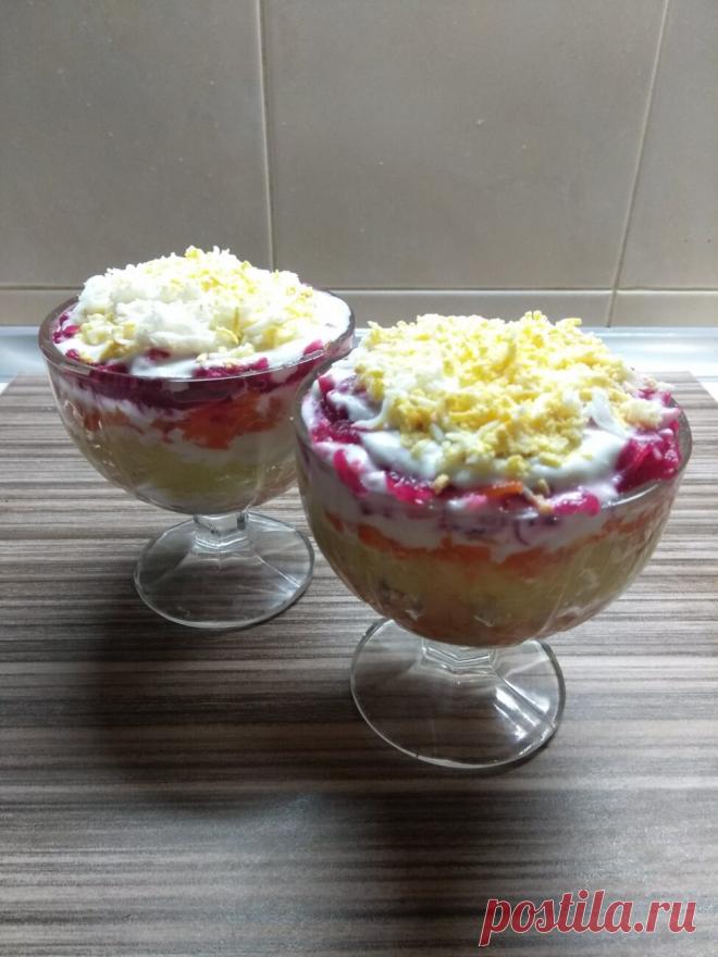 Слоеный салат 